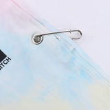 Hollow out high neck letter avatar pattern mini dress