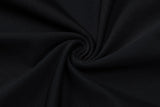 Off shoulder long sleeve ruched solid top