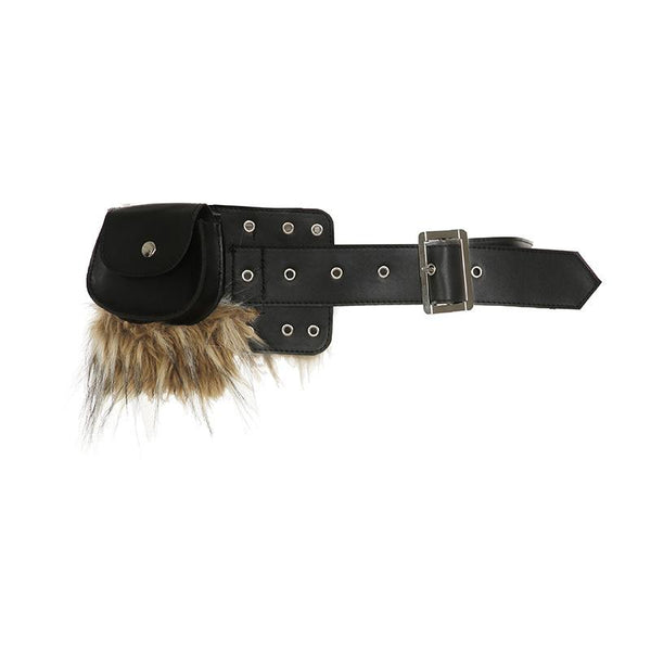 Ceinture à boucle réglable en cuir PU moelleux 