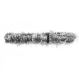 Fluffy PU leather adjustable buckle belt
