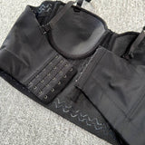 V neck beaded button backless cami top