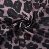 Vestido largo camisola con escote cuadrado y espalda descubierta con estampado de leopardo 