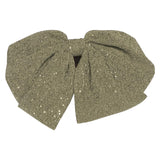 Haut tube contrasté à dos nu et paillettes avec nœud papillon 