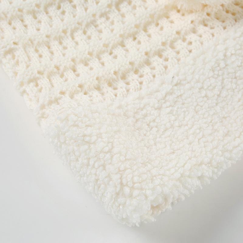 Hollow out drawstring fluffy self tie solid mini skirt
