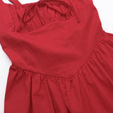 Robe longue froncée à col carré et smocks 