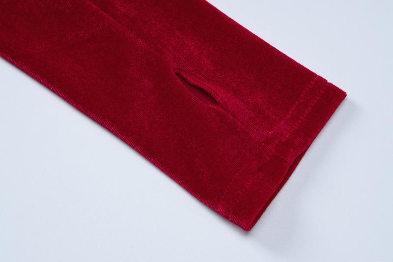 Robe mini tube dos nu avec gants en plumes froncés 