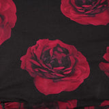 Mini-robe froncée à col en U et à imprimé floral 