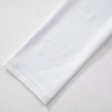 Top de un hombro con estampado de cadena y manga larga irregular 
