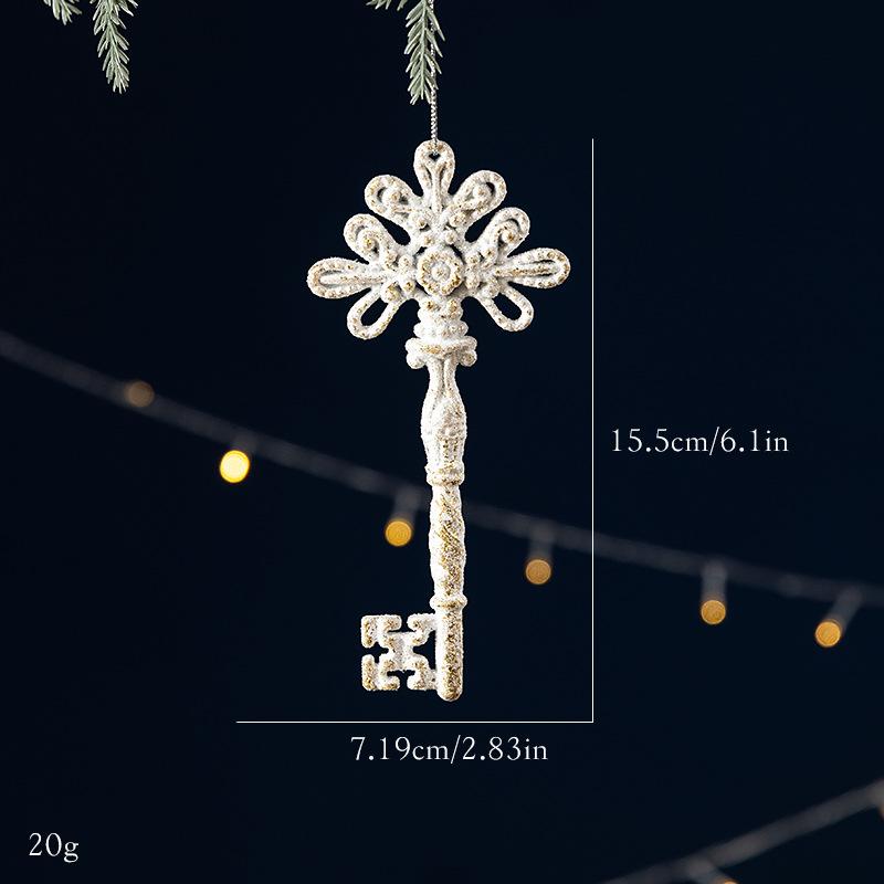 Décoration de sapin de Noël avec nœud blanc