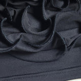 Mini-robe tube unie à dos nu avec appliques florales 
