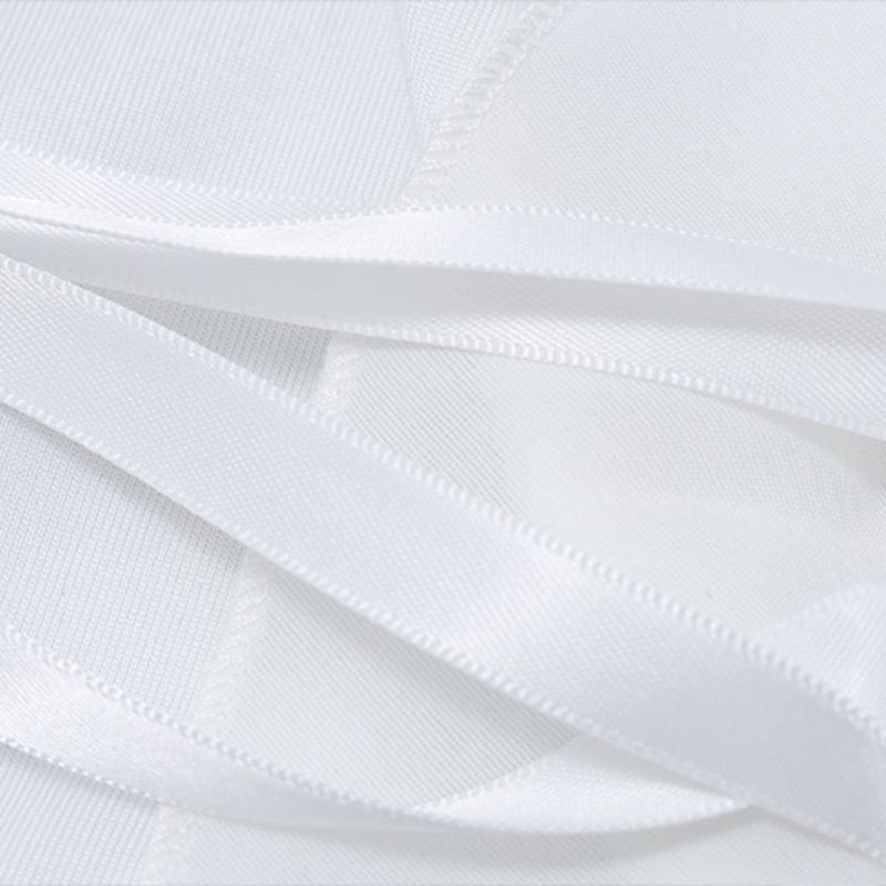 Haut tube dos nu avec corset à lacets et ruban 