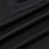 Robe longue camisole à ourlet en dentelle, col en V, fermeture éclair et dos croisé 