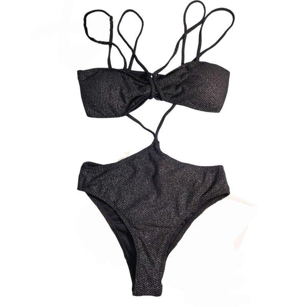 Maillot de bain une pièce rembourré et creux 
