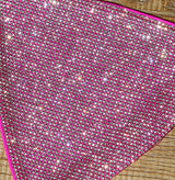 Maillot de bain bikini à col en V et dos nu avec perles contrastées et liens à nouer 
